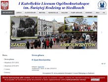Tablet Screenshot of klosiedlce.pl